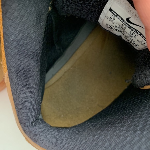 Nike Son of Force Mid Winter Wheat 807392-700 monochrome tan high top sneakers - Picture 10 of 10